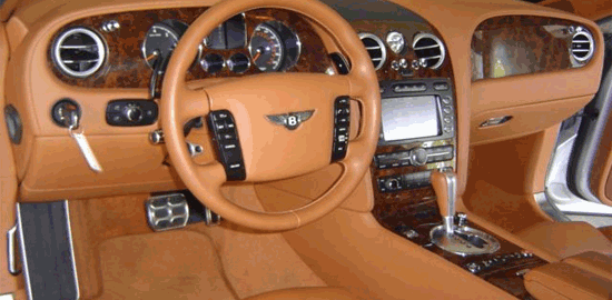 Bentley Continental Silver Interior
