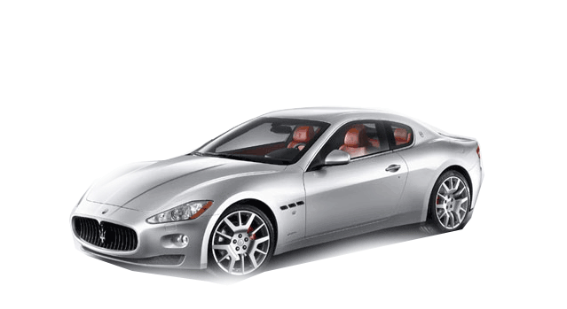 Silver Maserati GranTurismo