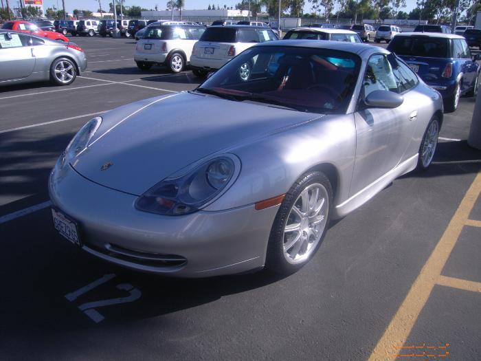 Porsche Carrera 996 silver